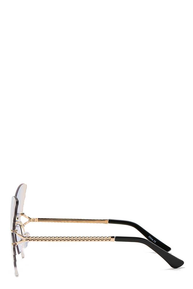 Chic Cool Colored Butterfly Design Sunglasses