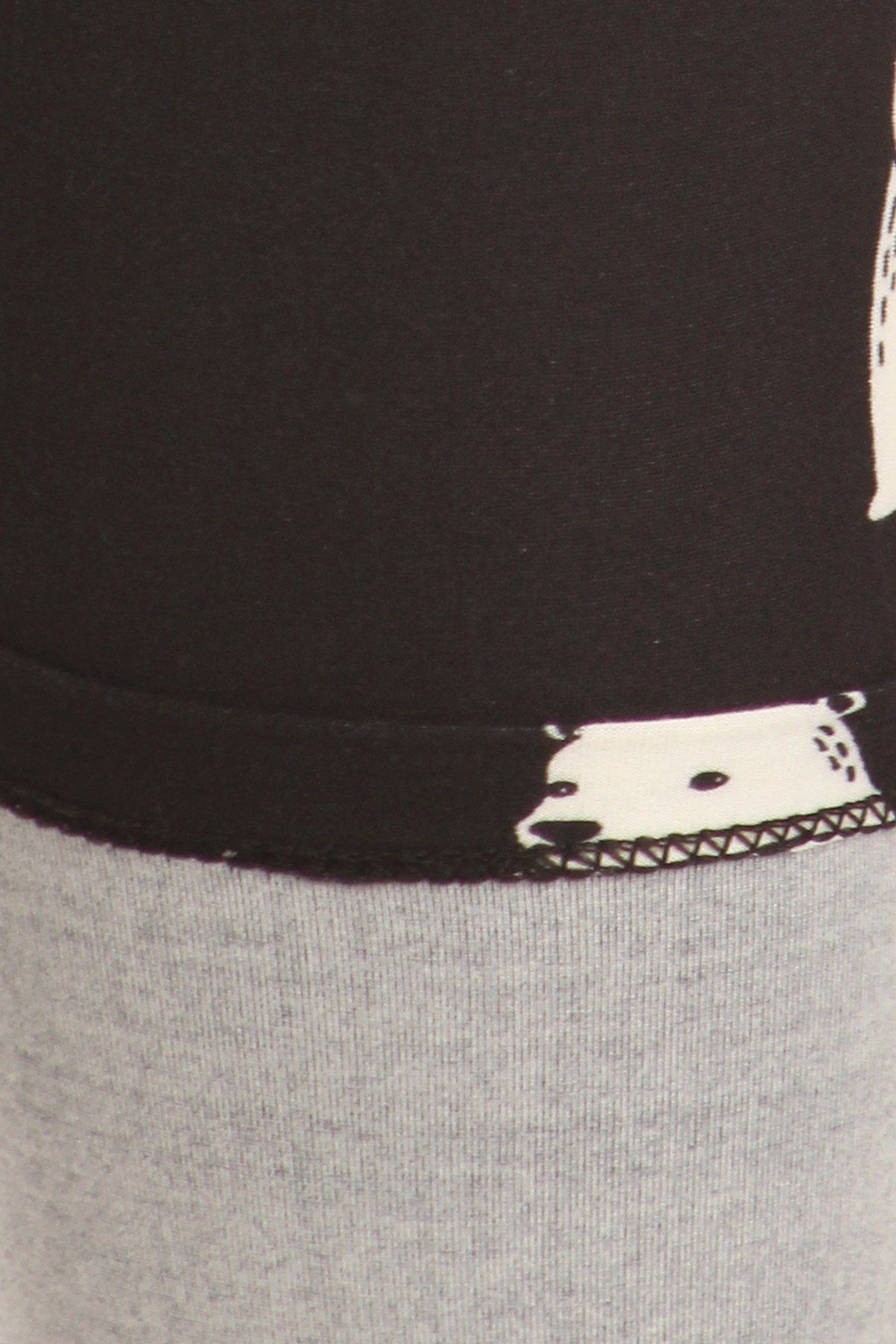 Polar Bear Print, High Waisted Full Length Leggings With An Elastic Band.