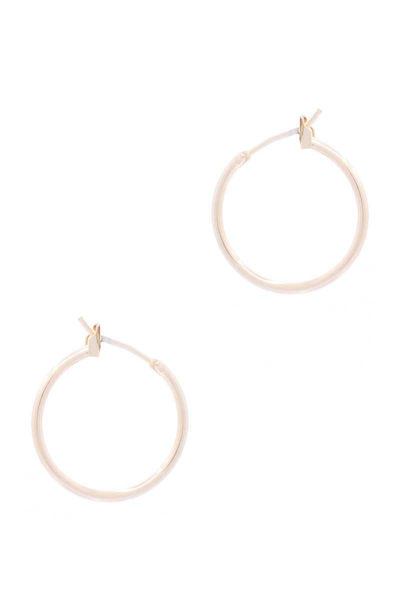 Basic Metal Mini Hoop Earring.