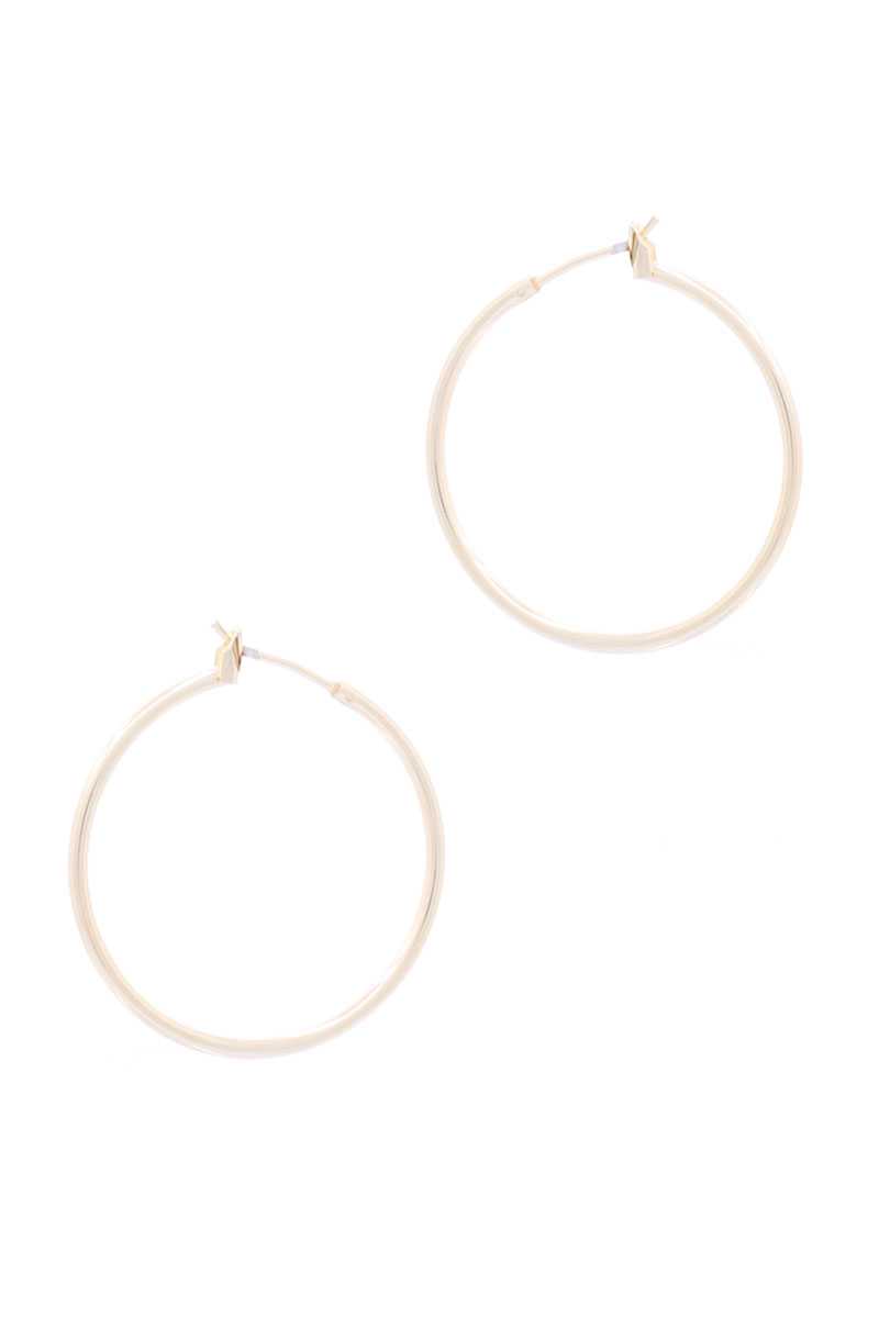 Basic Metal Hoop Earring