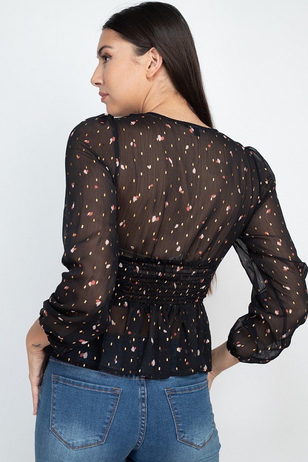Paint Splatter Button Down