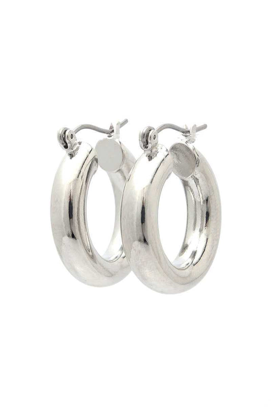Cute Tube Hoop Earring
