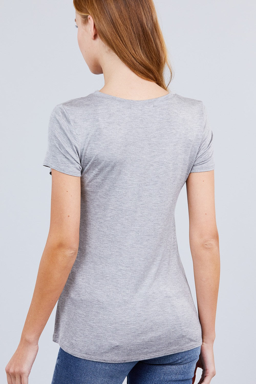 V-neck Rayon Jersey Top