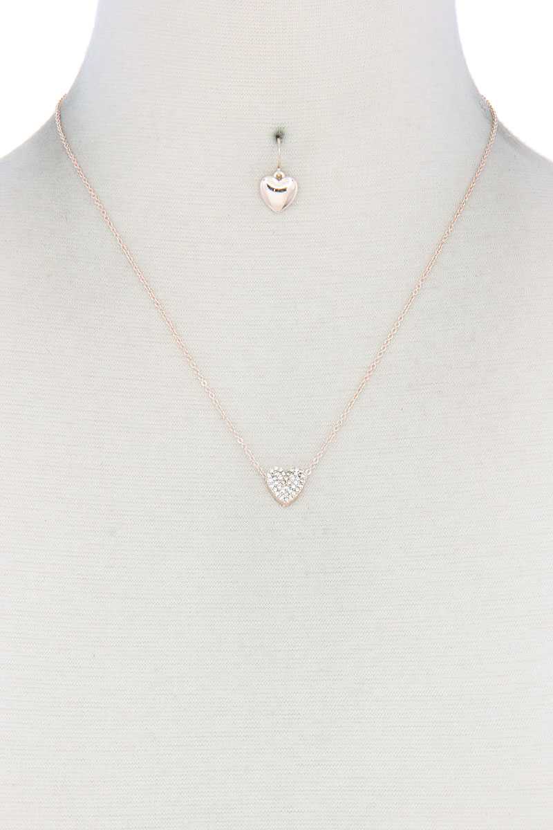 Dainty Heart Charm Necklace