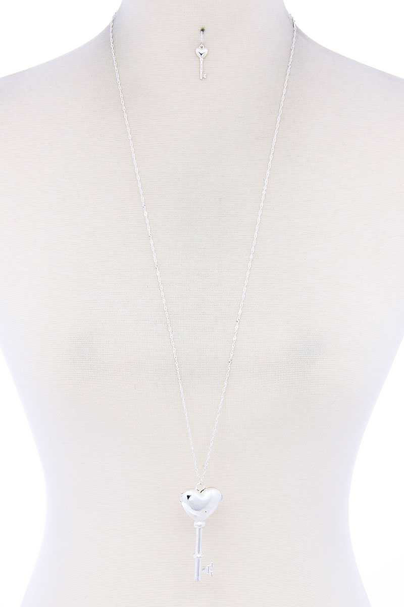 Break Apart Heart Pendant Necklace