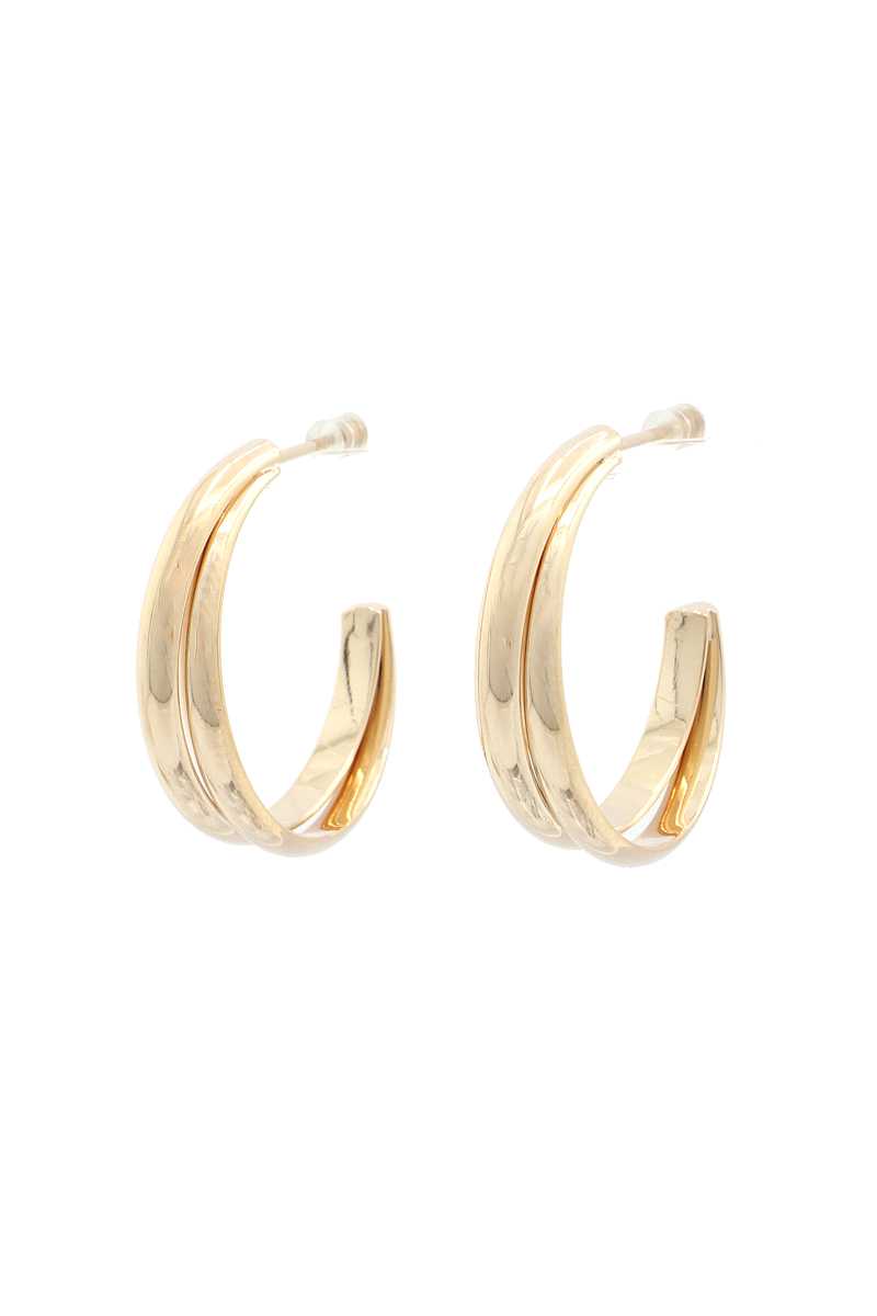 Double Open Hoop Earring