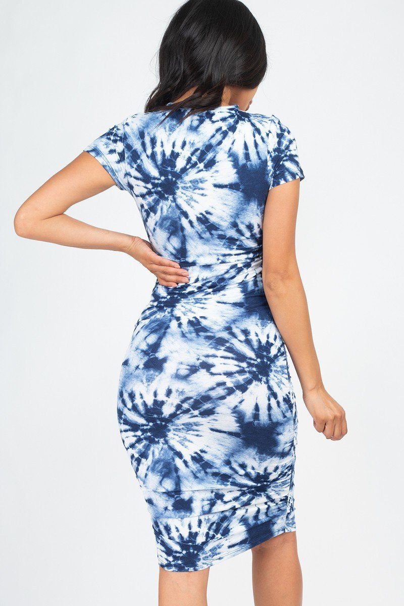 Tie-dye Printed Dress
