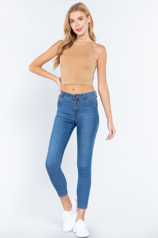 Halter Neck Crop Top