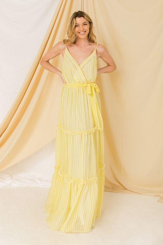 A Woven Maxi Dres