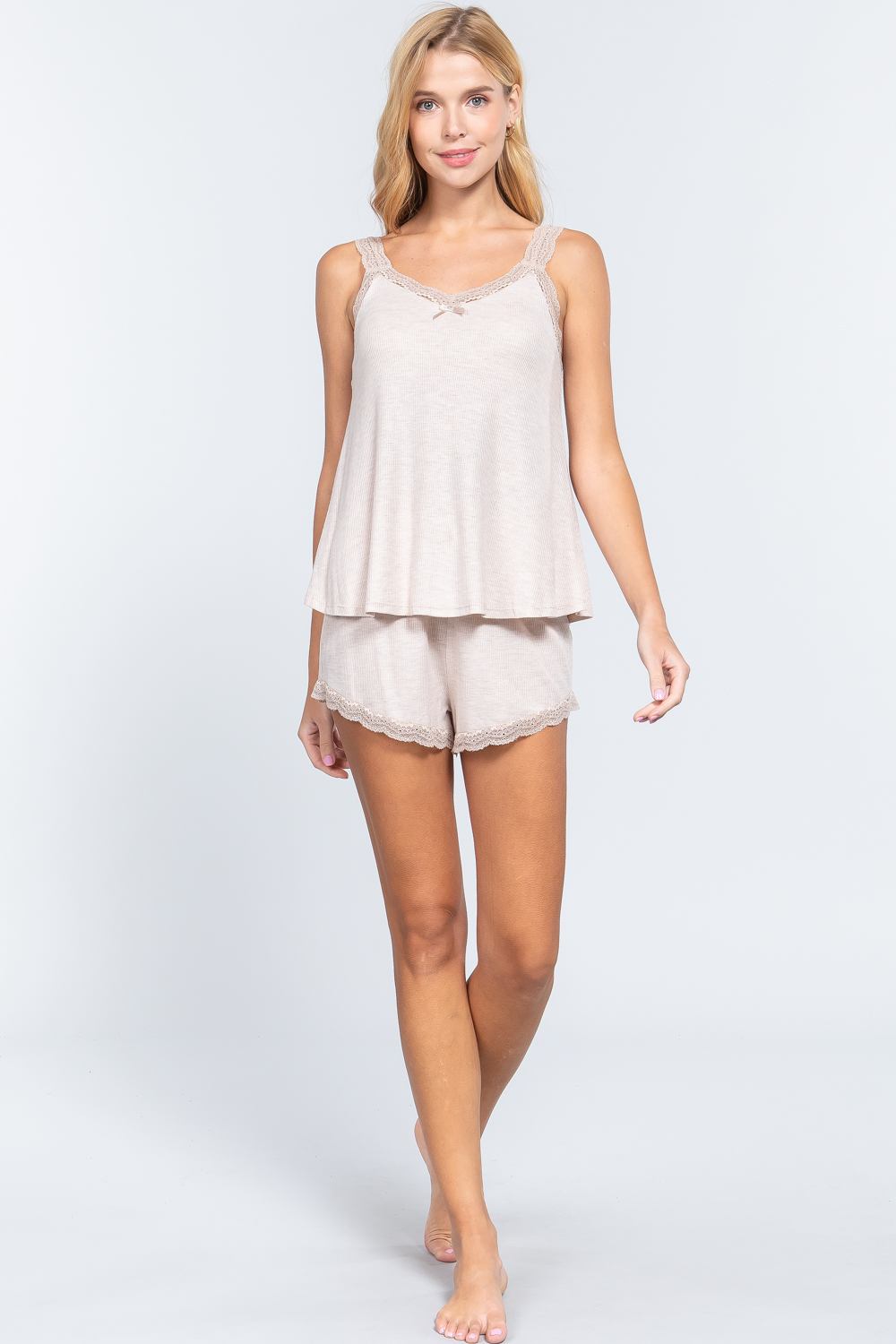 Thermal Flare Top/shorts Pajama Set