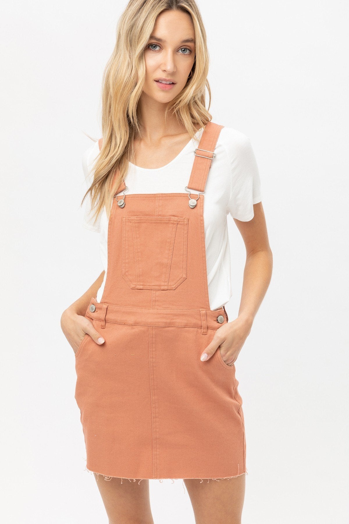 Square Neck Adjustable Shoulder Straps Dress