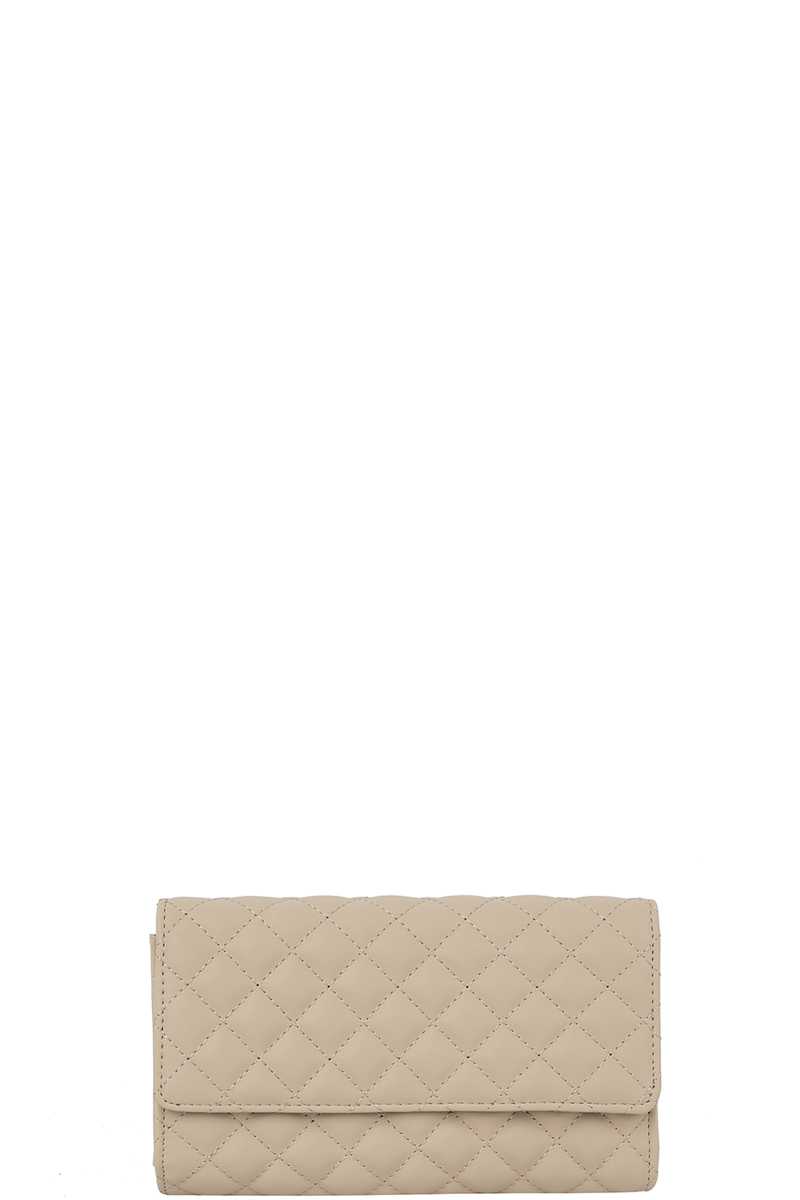 Quilt Design Stitching Crossbody Bag