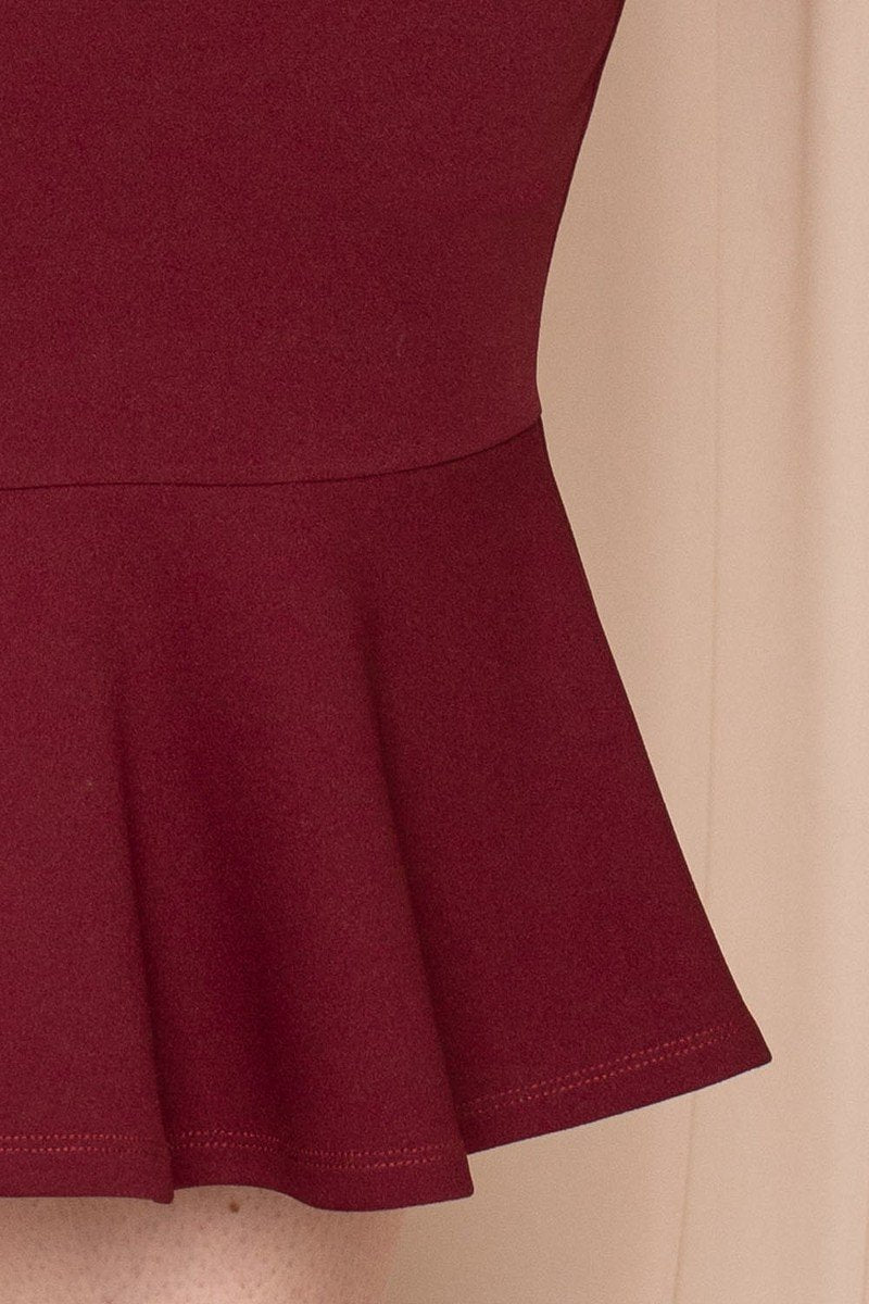 Pleated Dropped Shoudler Plus Midi Dress
