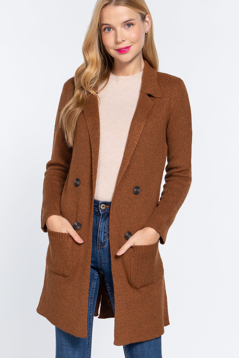 Long Sleeve Sweater Jacket