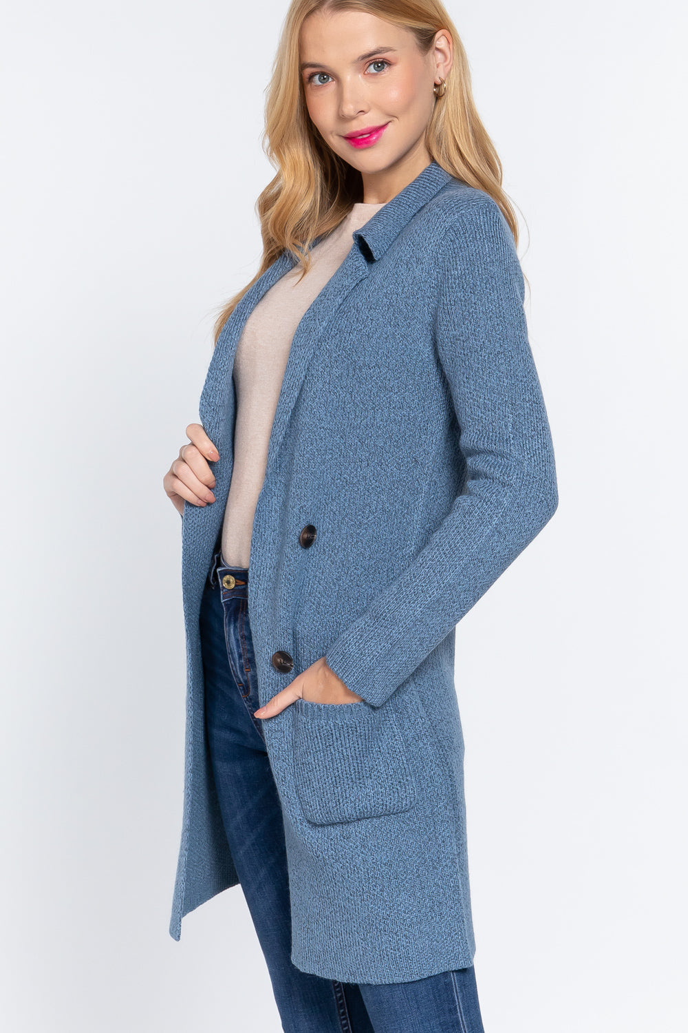 Long Sleeve Sweater Jacket