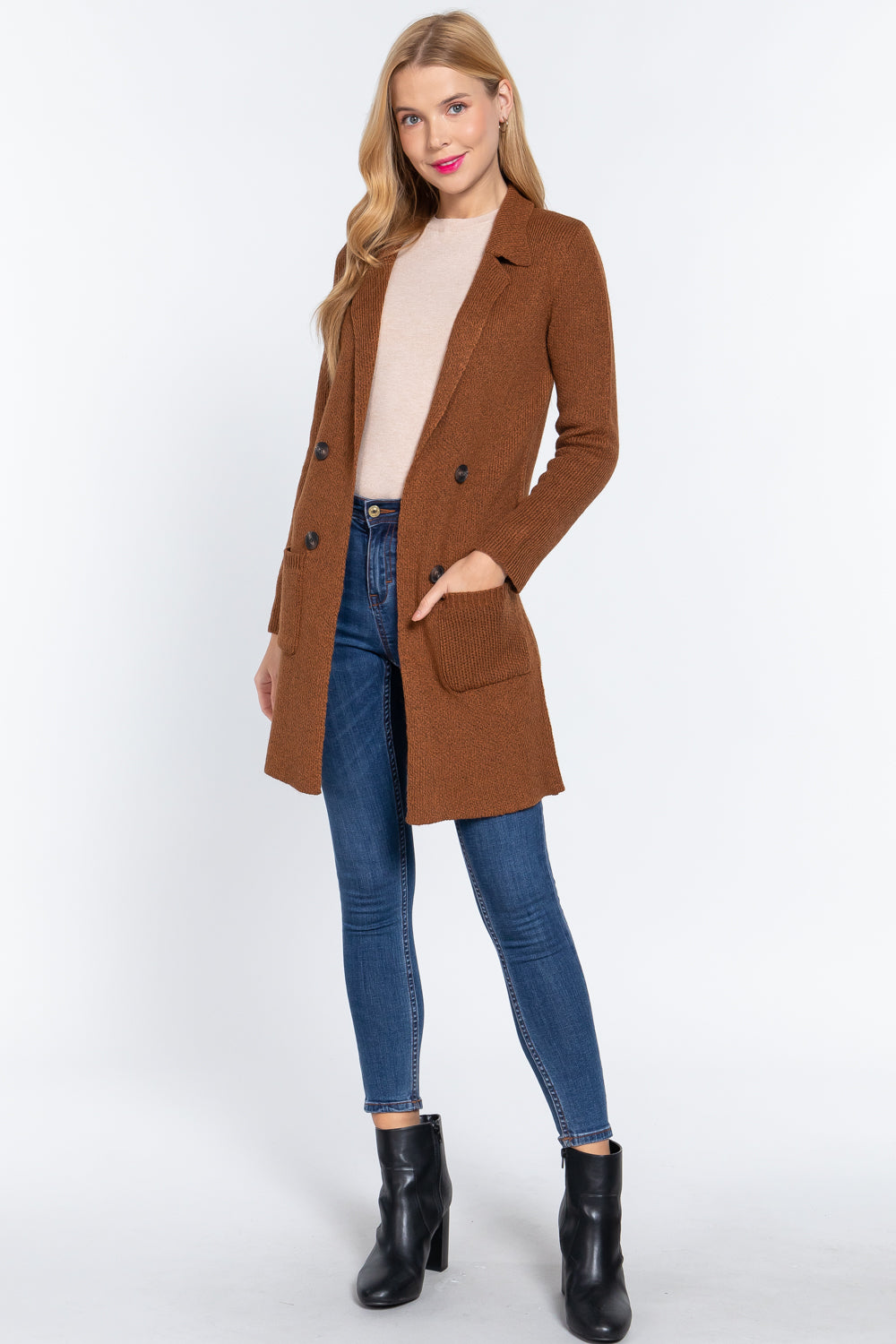 Long Sleeve Sweater Jacket