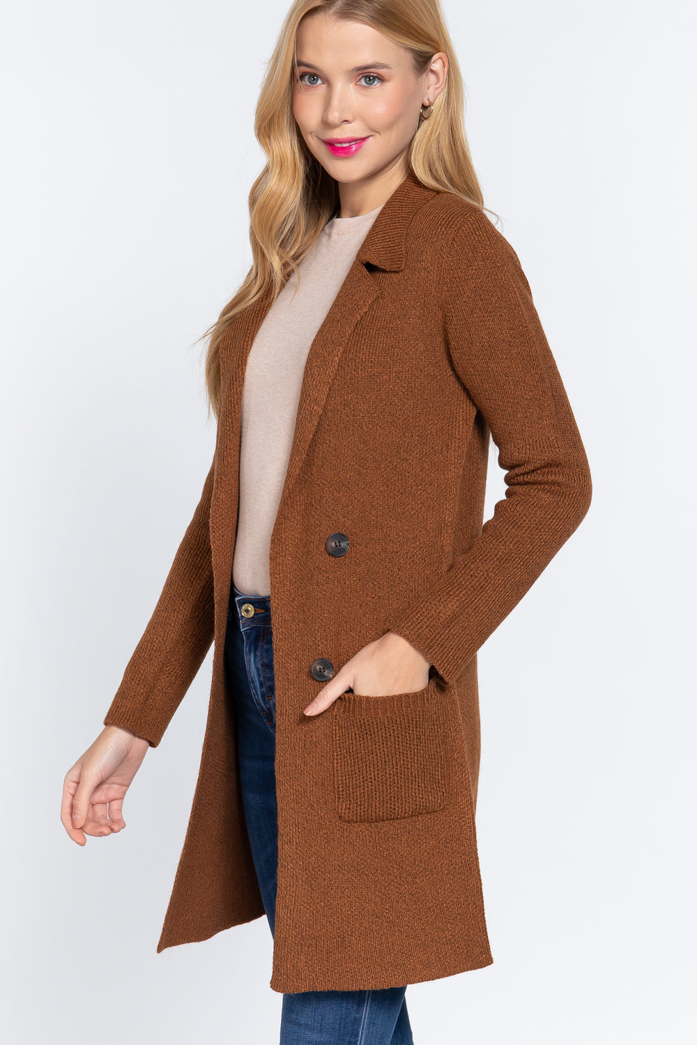 Long Sleeve Sweater Jacket