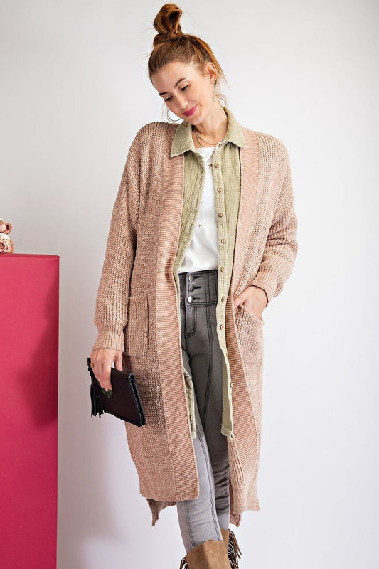 Velvet Thread Maxi Cardigan