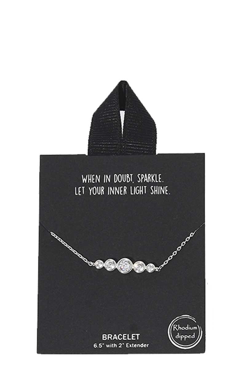 Gold Rhodium Dipped Pendant Necklace