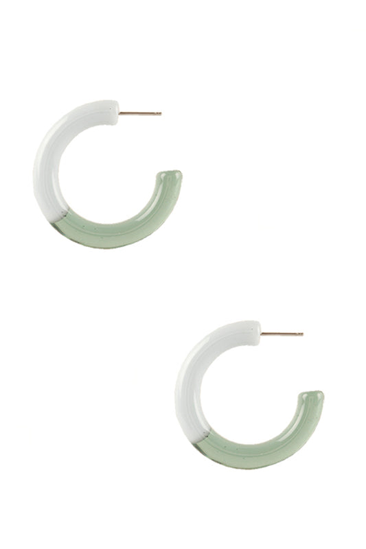 35 Mm Acetate Hoop Earring